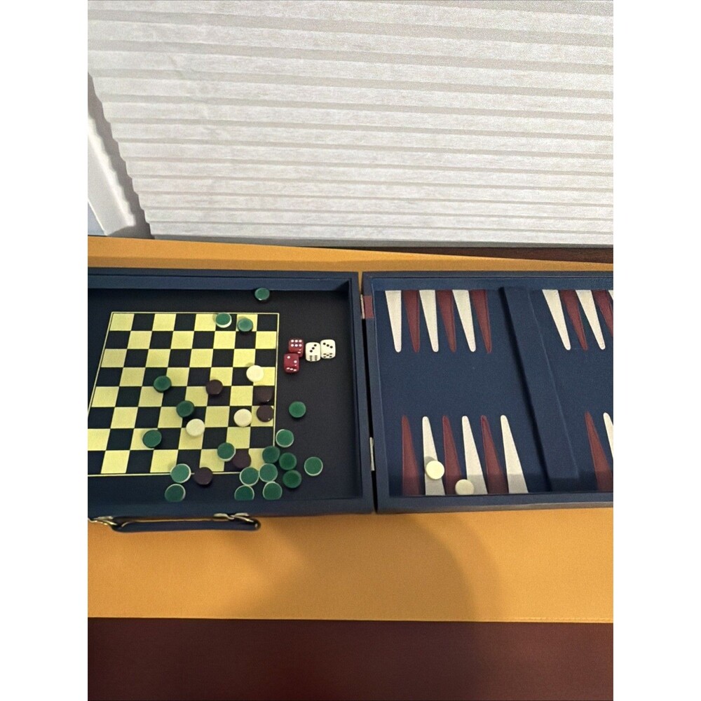 Castle Classics Game Case, Missing Dominoes, Cards, And Chess